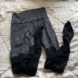 Lululemon stirrup knee high sock leggings